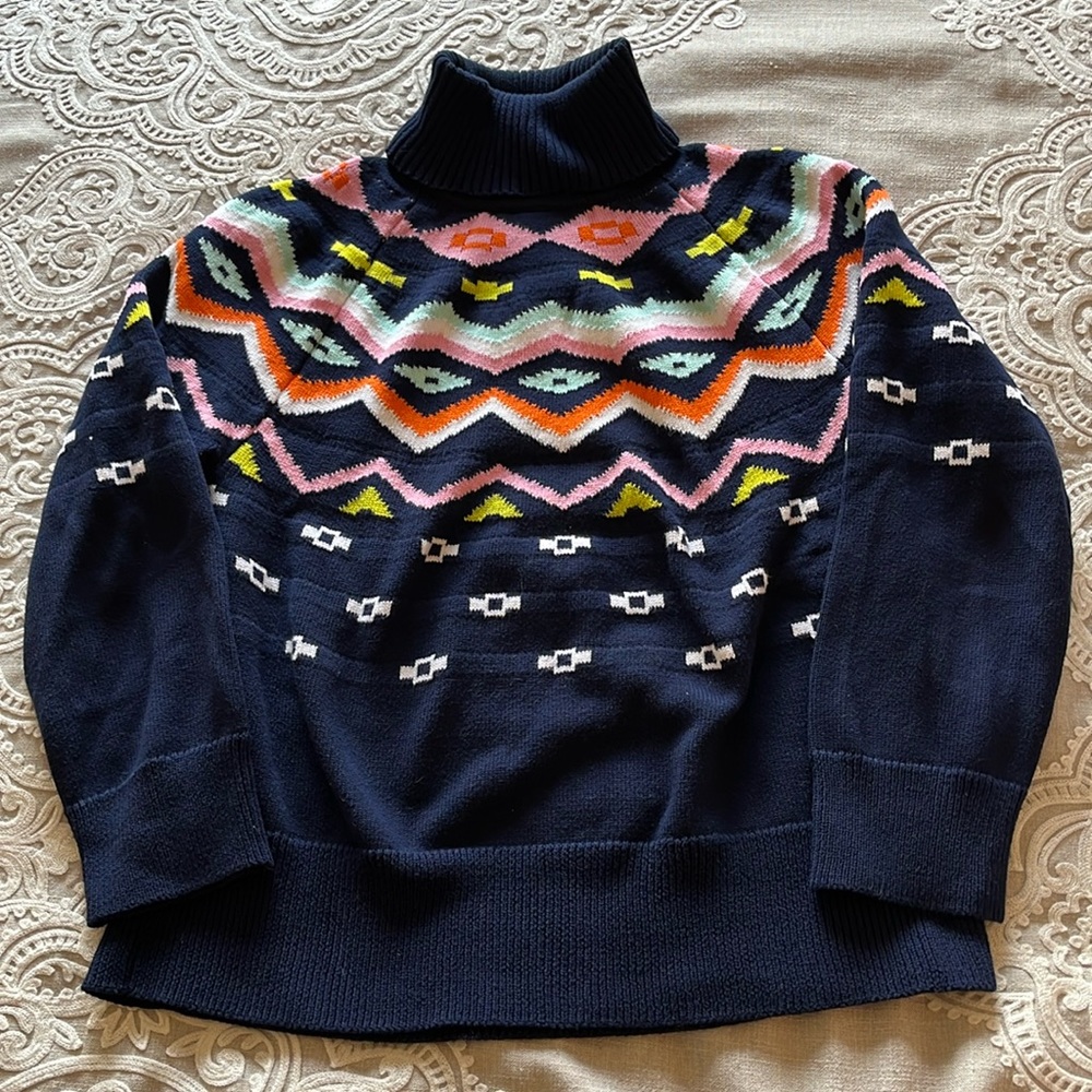 Molly Moorkamp Sloane fair isle sweater size M VGUC